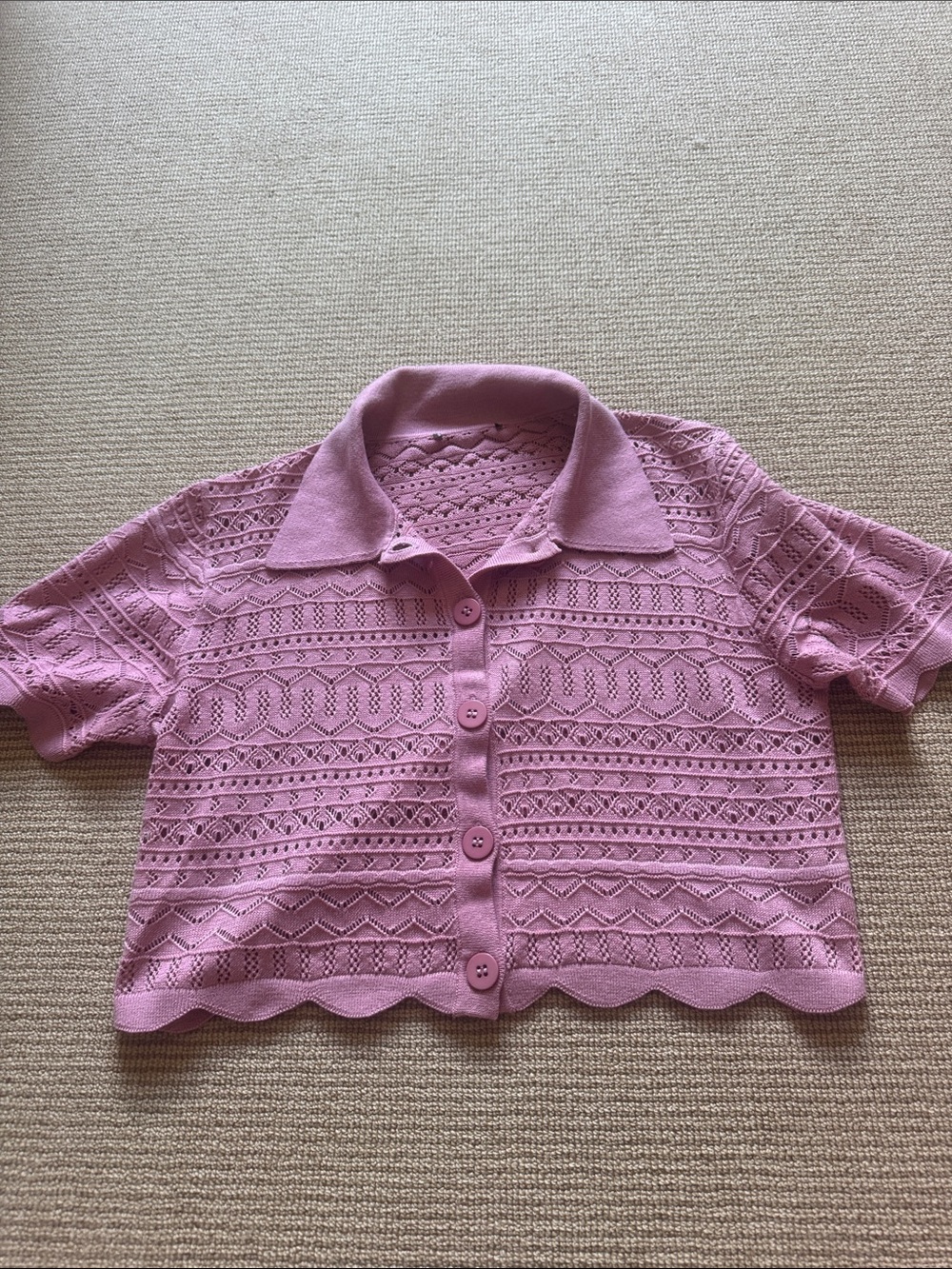 Crochet t shirt top
